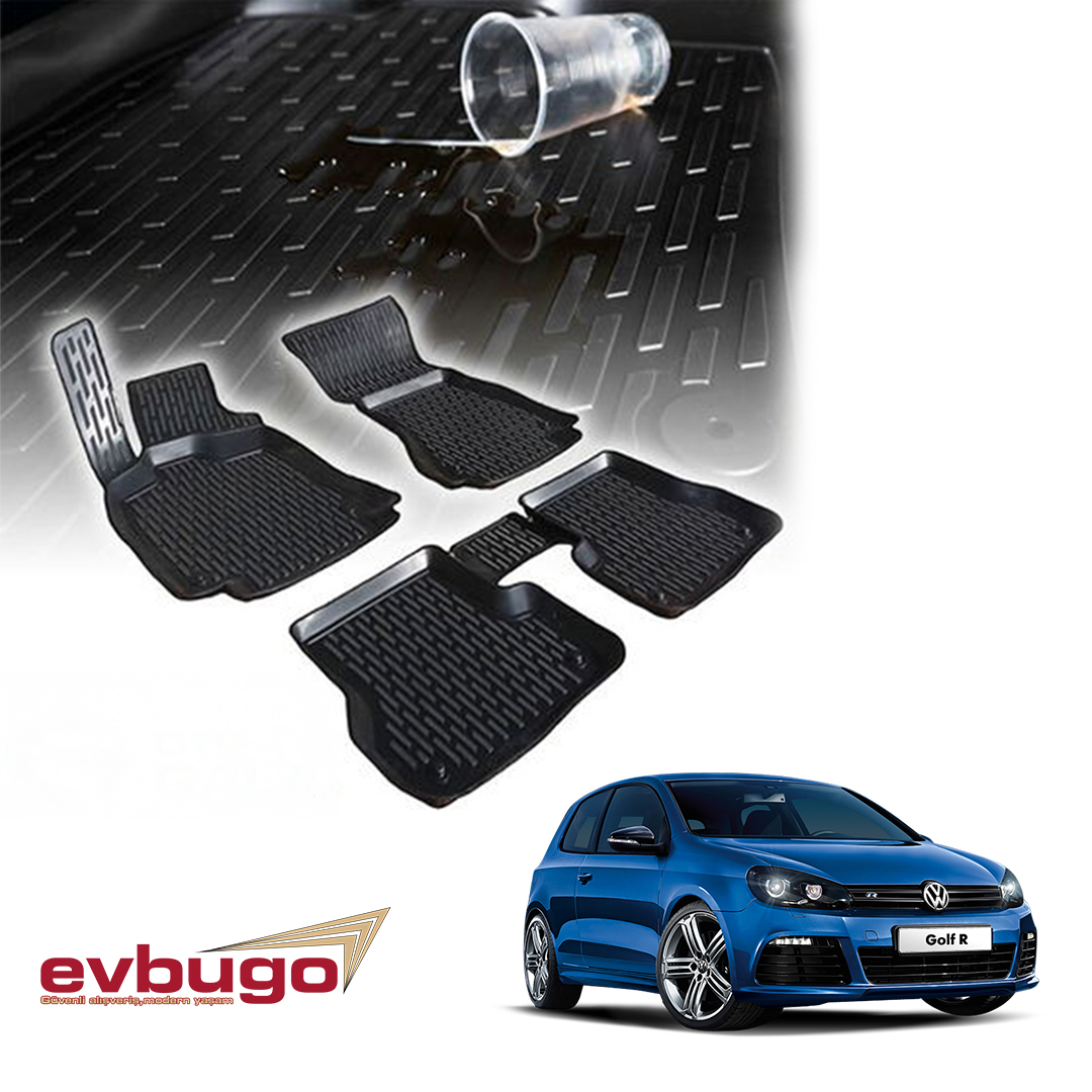 3D PASPAS SİYAH VOLKSWAGEN GOLF 6 2009-2013